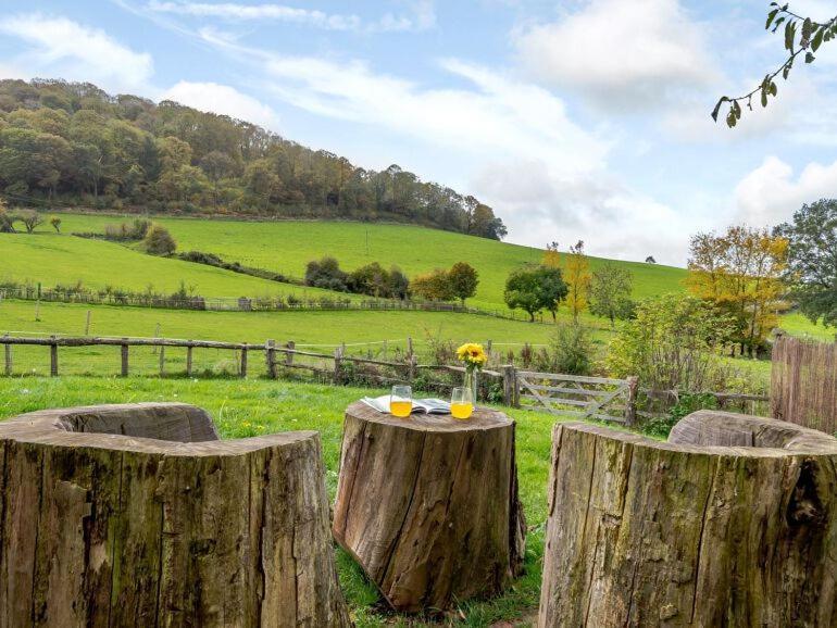 Ewe Retreat Shepherds Hut ヘレフォード エクステリア 写真